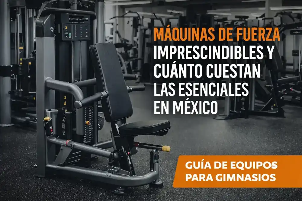 Portada del artículo: Precio de máquinas de fuerza para gimnasio en México