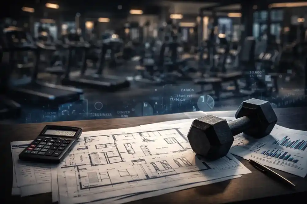 Portada del artículo: Presupuesto real para abrir un gimnasio de 80 a 250 m²