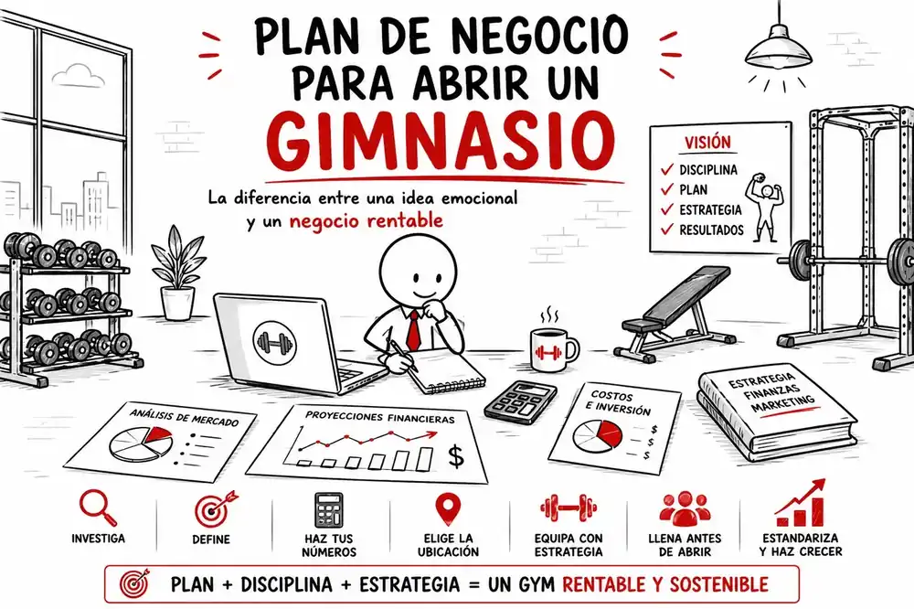 Portada del artículo: Cómo hacer el plan de negocio de un gimnasio paso a paso
