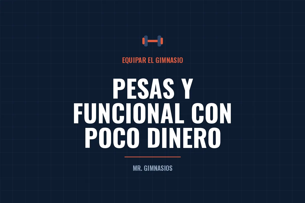 Portada del artículo: Cómo armar un gimnasio de pesas y funcional con poco dinero