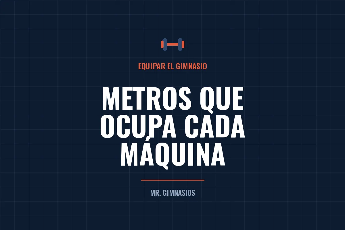 Portada del artículo: Cuántos metros cuadrados ocupa cada máquina de gimnasio