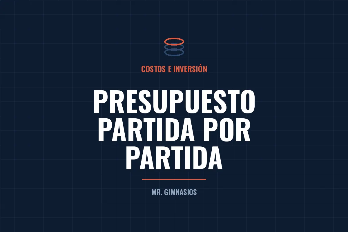 Portada del artículo: Presupuesto real para abrir un gimnasio de 80 a 250 m²